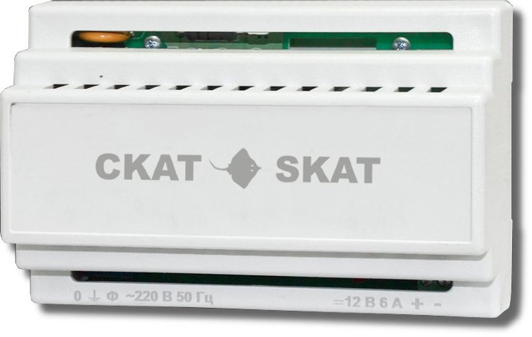 Источник вторичного электропитания резервированный SKAT-12-6.0DIN