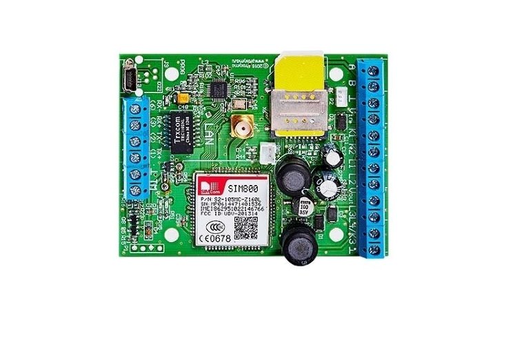 Устройство оконечное объектовое приемно-контрольное c GSM и LAN коммуникаторами S400L-2GSM-KL-B "Нано LAN" клеммники
